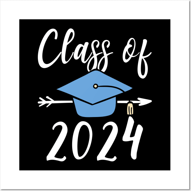 Class Of 2024 Senior Graduation Wall Art by kateeleone97023